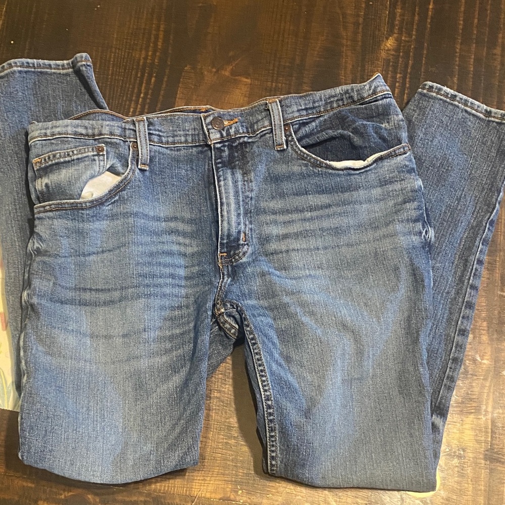 Arizona Jean Company Men's Straight Blue Jeans